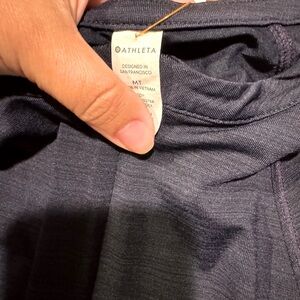 Athleta zip T-shirt size medium tall